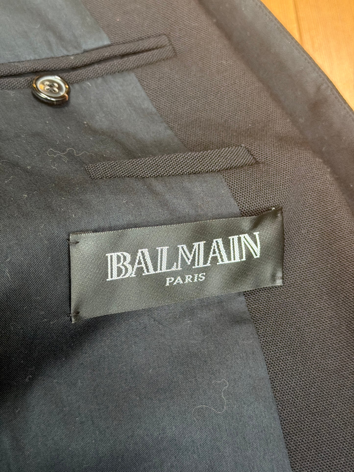 Balmain SS12 Shawl Tuxedo Blazer