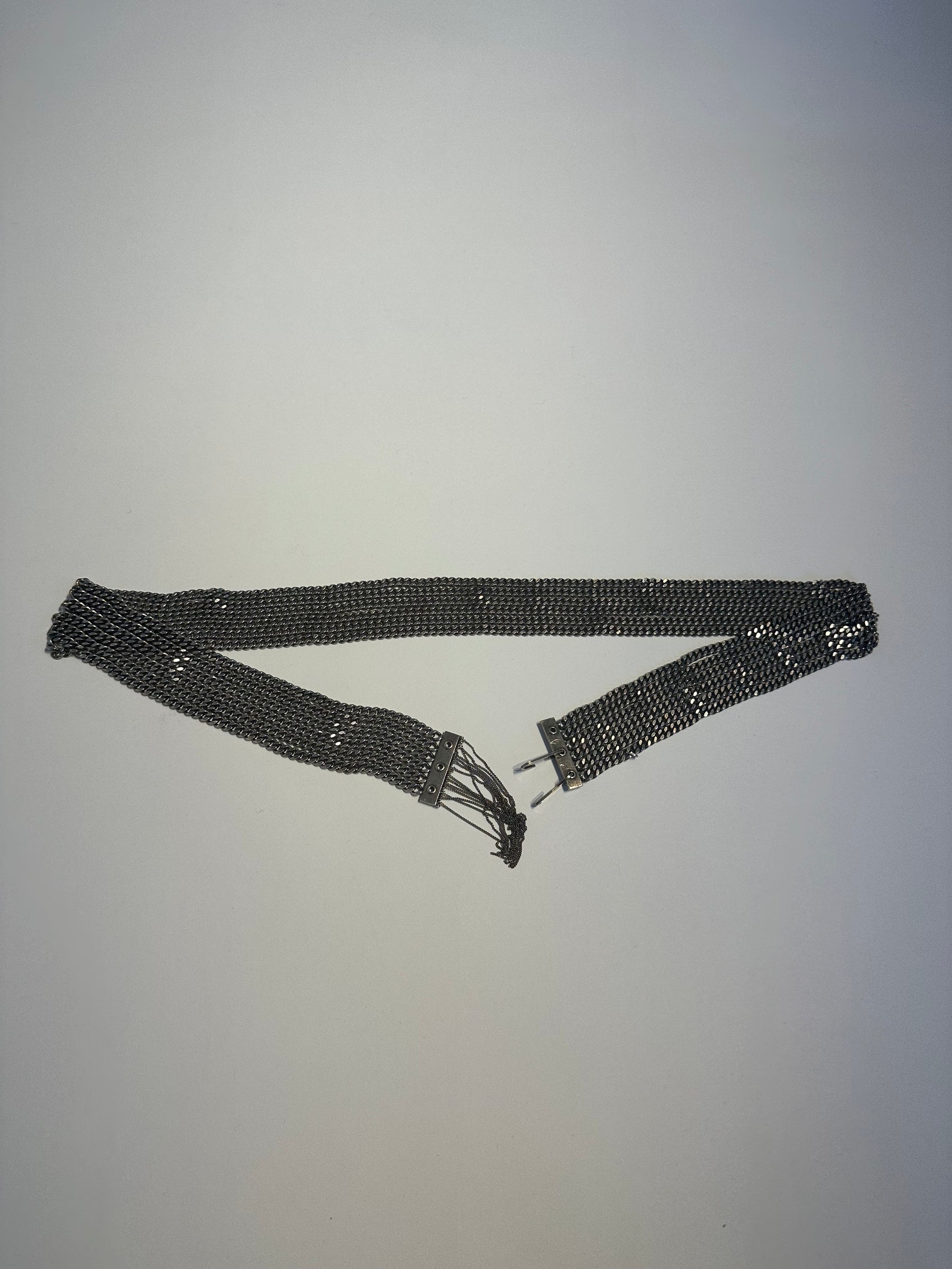 Dior Homme SS04 Strip Chainmail Belt