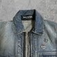 Balmain  SS11 Decarnin Safety Pin Denim Jacket