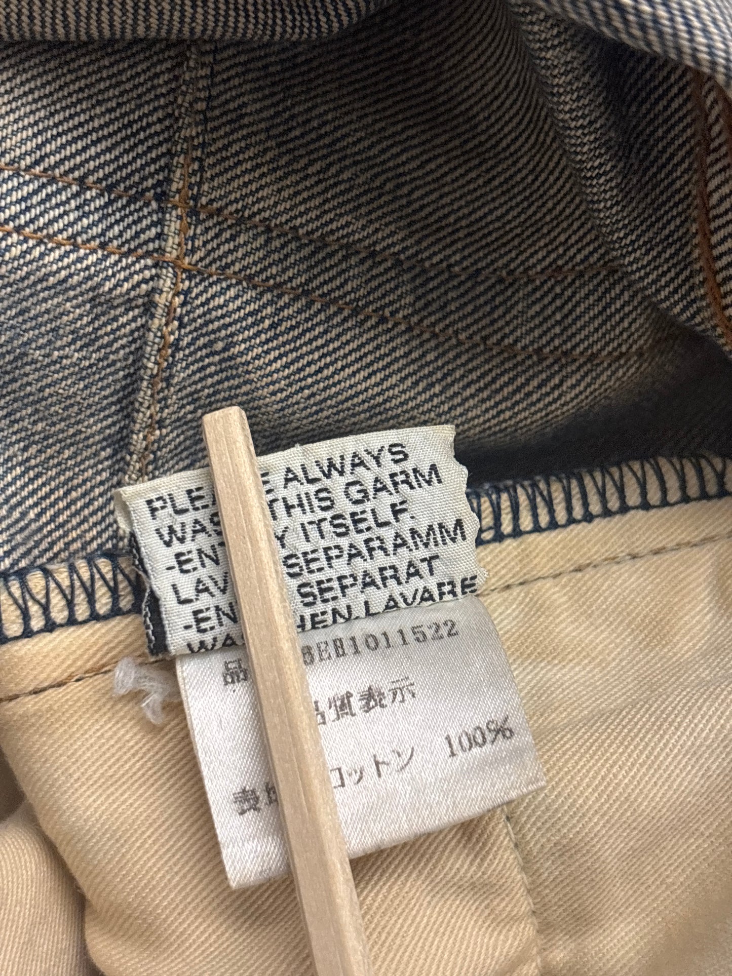 Dior Homme SS06 Clawmark Denim