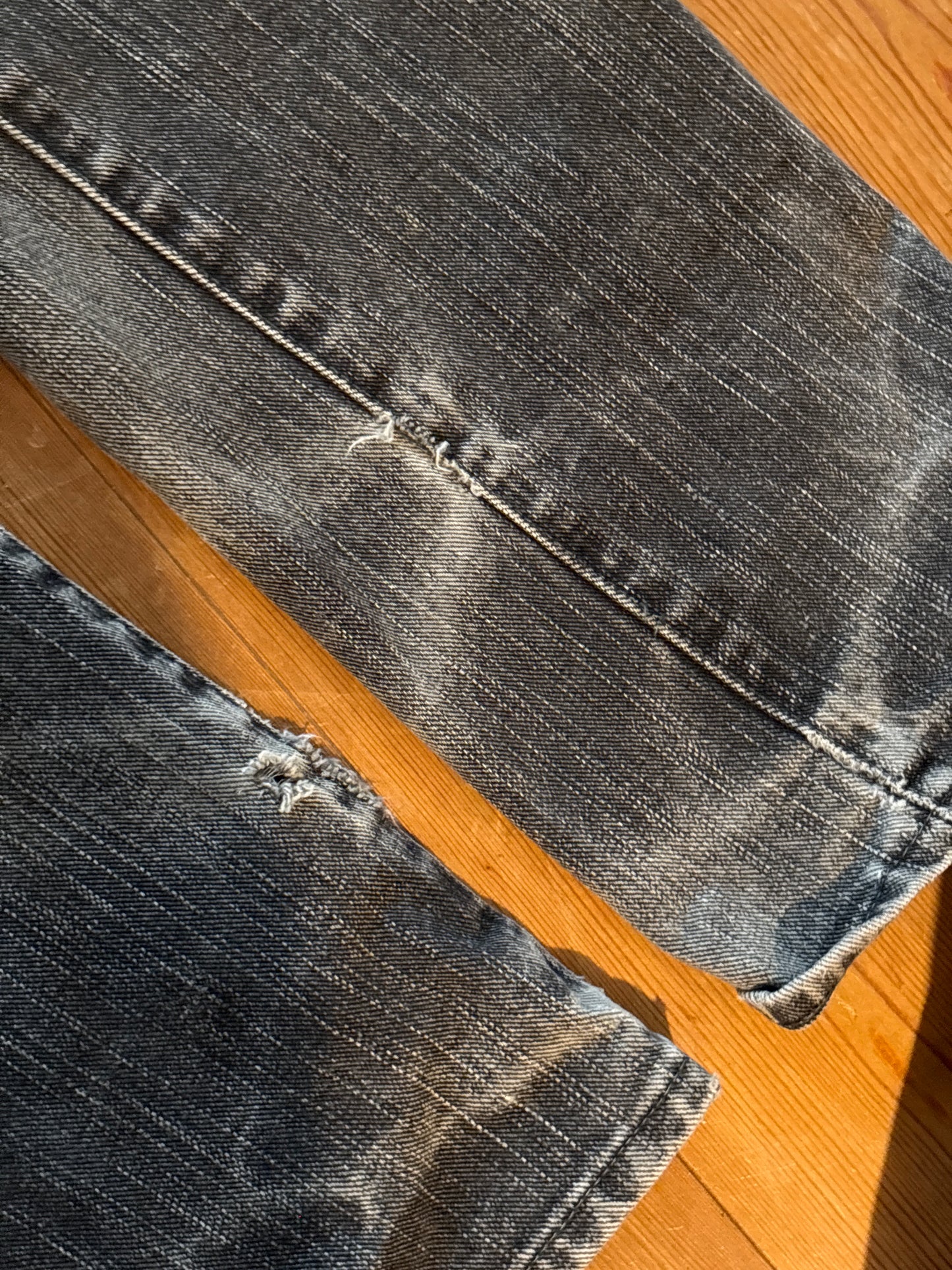 Number (N)ine SS04 Double Pocket Crying Heart Denim