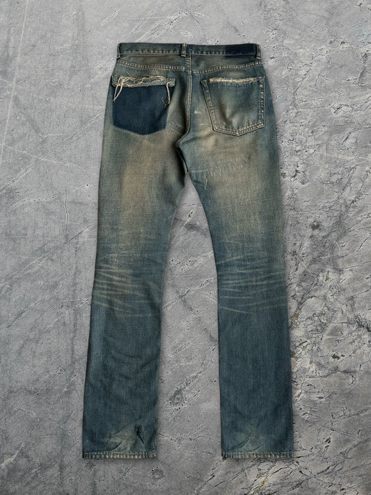 Undercover AW04 OG Red Yarn 68 Denim