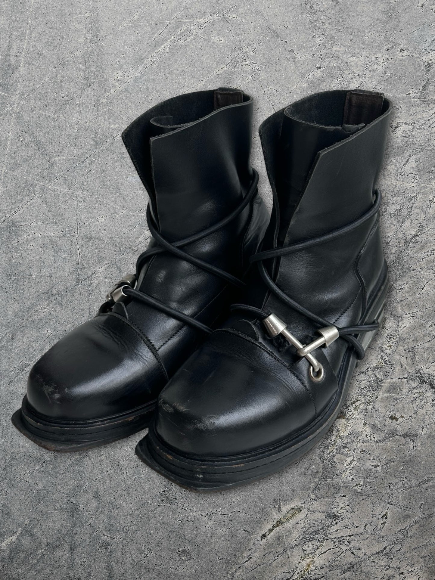 Dirk Bikkembergs AW1996 Steel Heel Bungee Boots