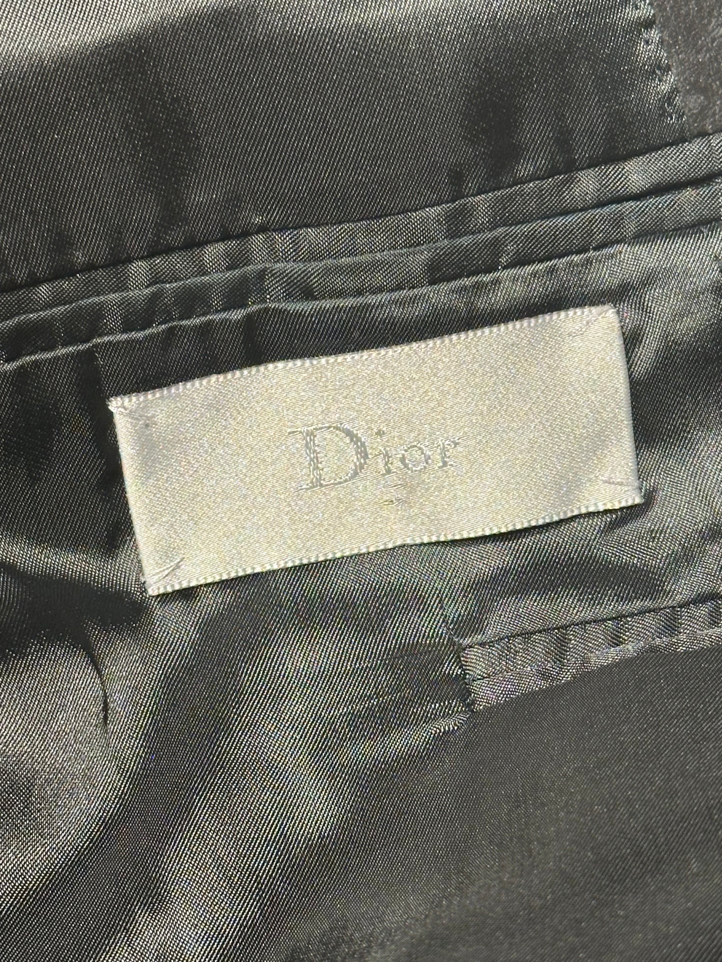 Dior Homme AW03 Luster PVC Coated Blazer