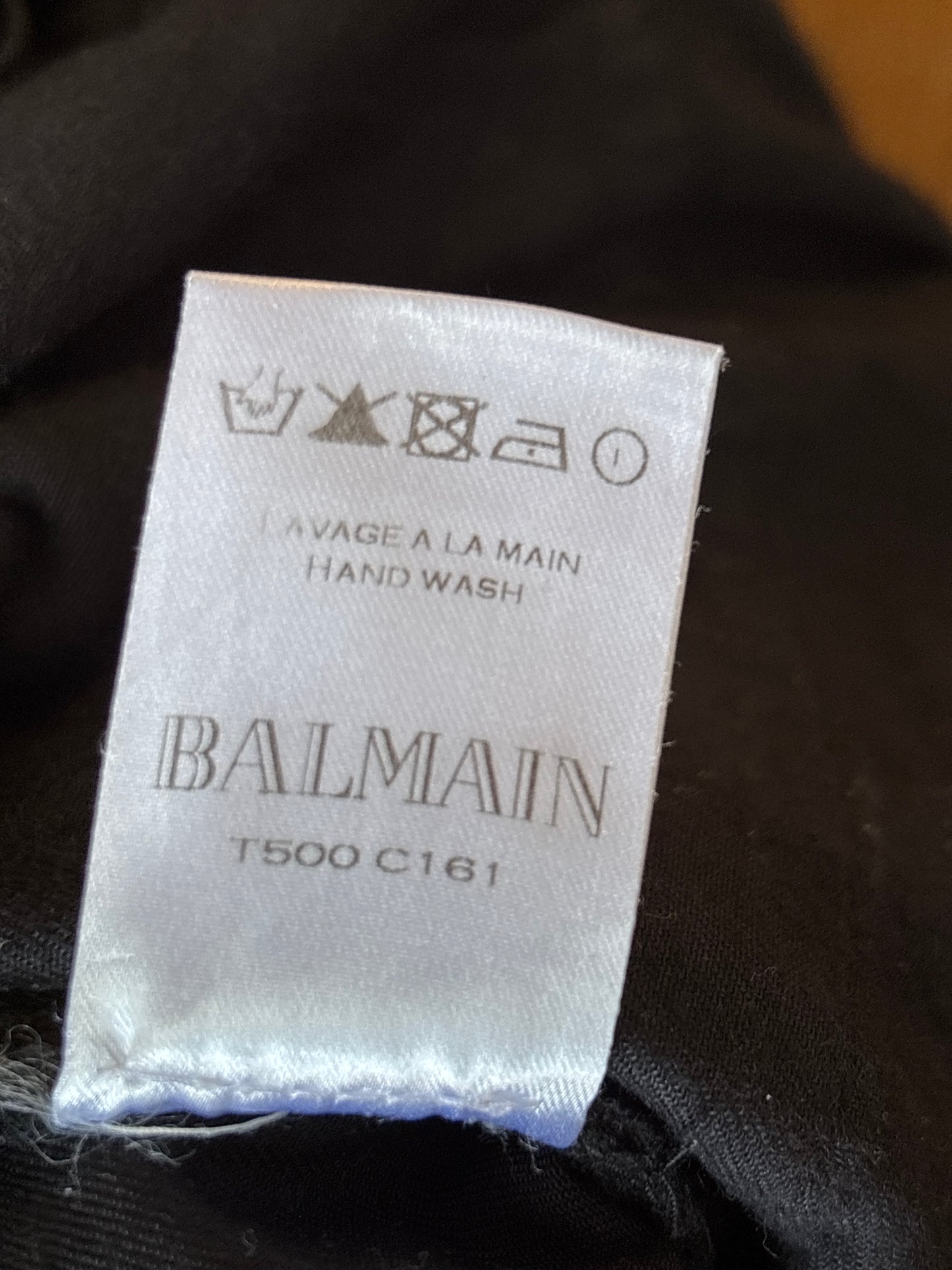 Balmain AW12 Biker Denim
