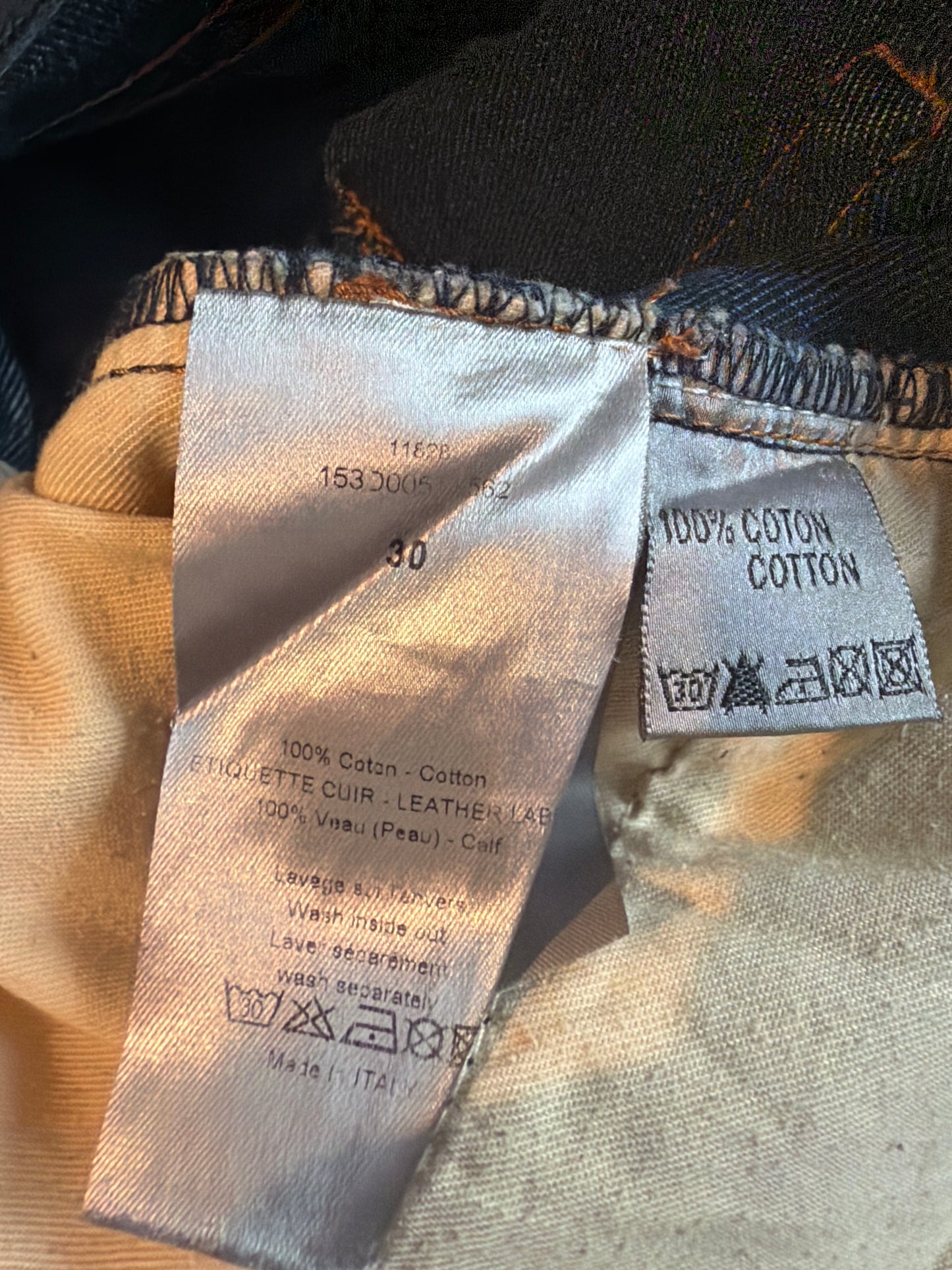 Dior Homme SS11 Repair Patchwork Denim
