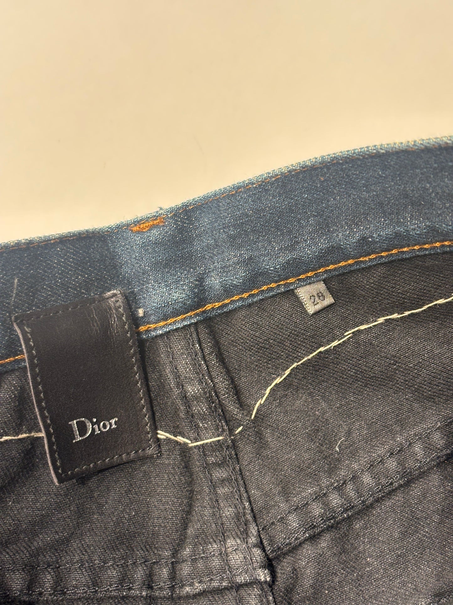Dior Homme AW06 Bootcut Cummerbund Denim