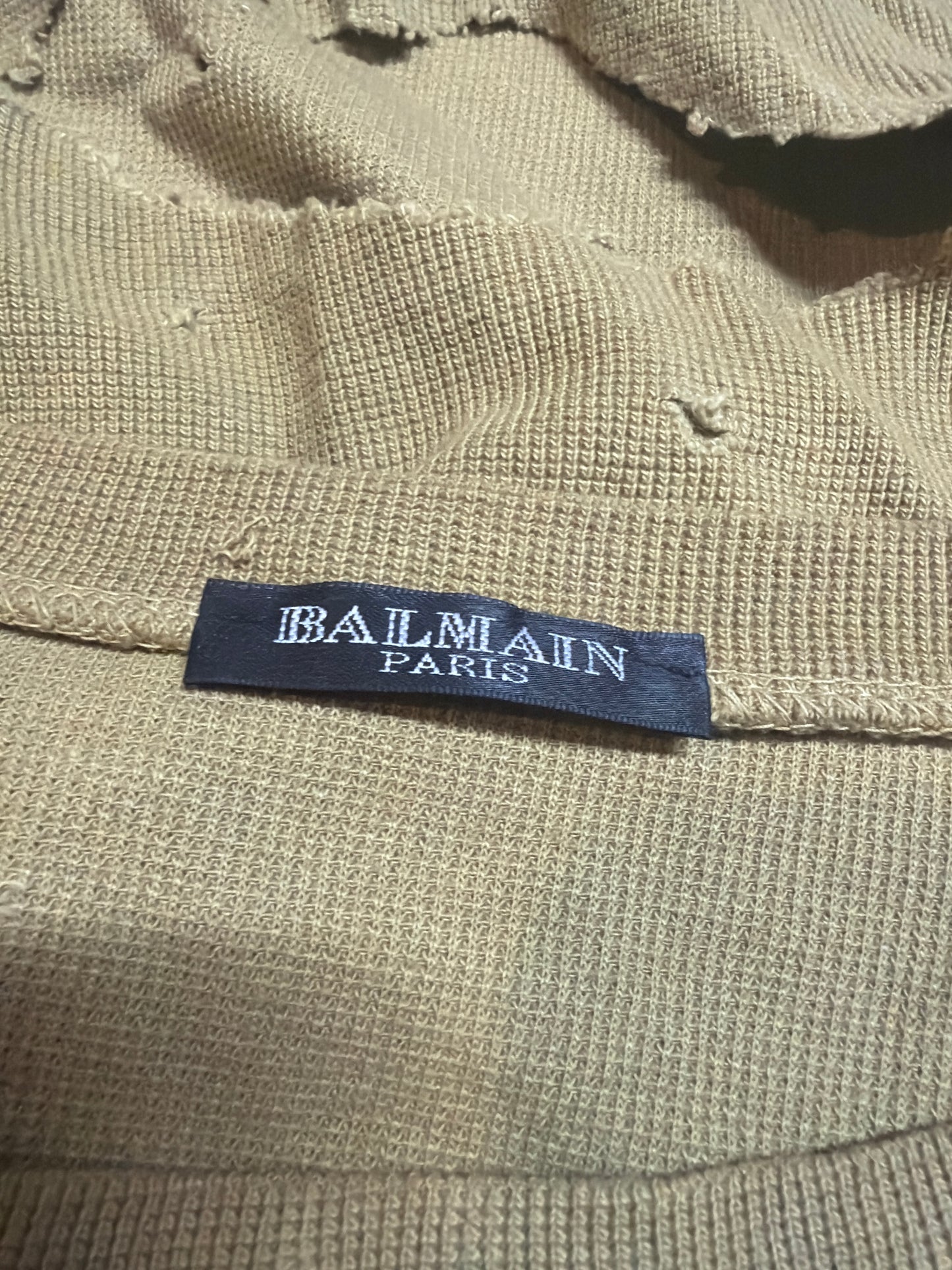Balmain SS10 Distressed Shirt
