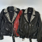 Balmain SS11 Runway Red Sleeve Leather Jacket