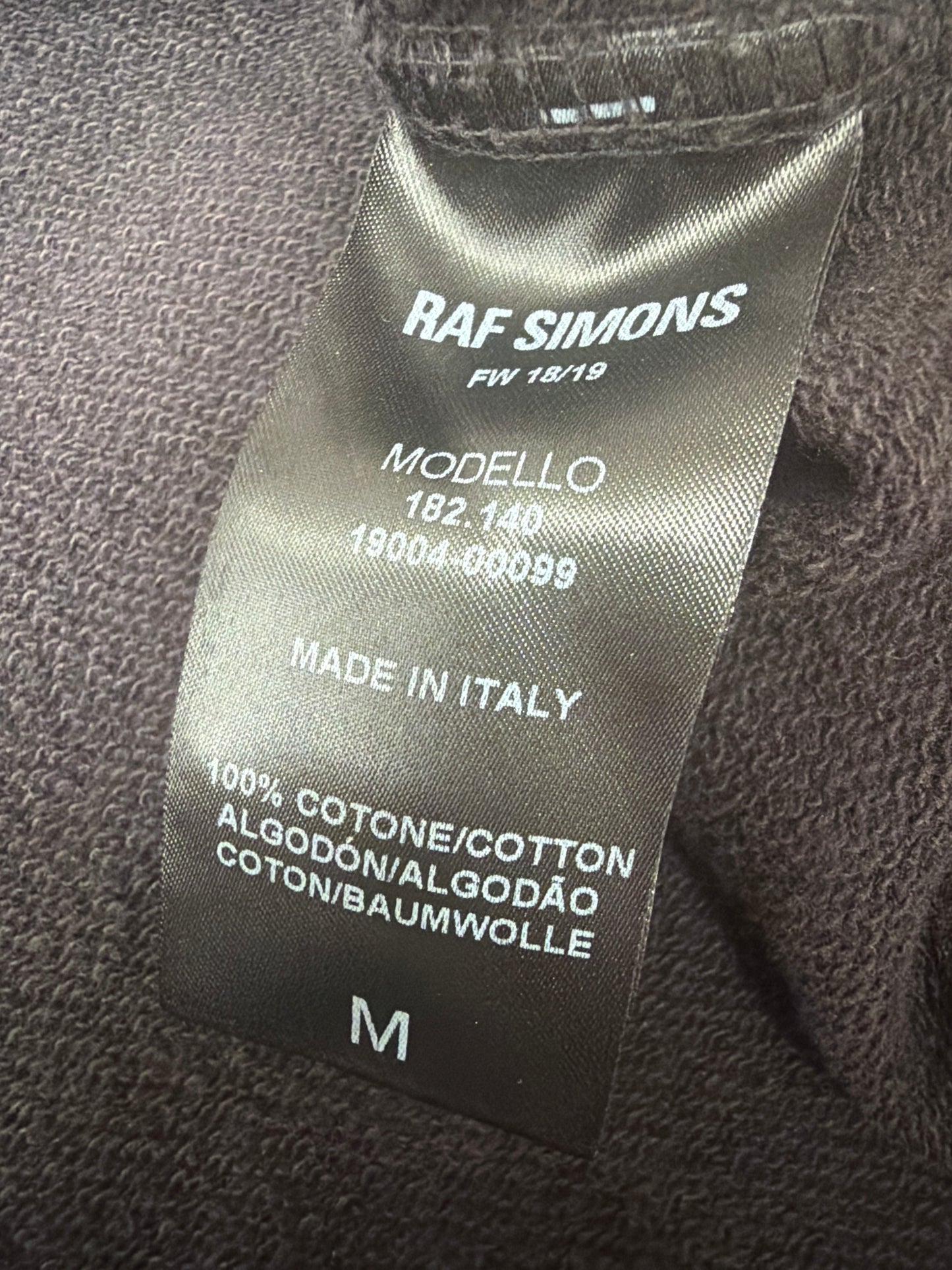 Raf Simons AW18 Christiane F Hoodie