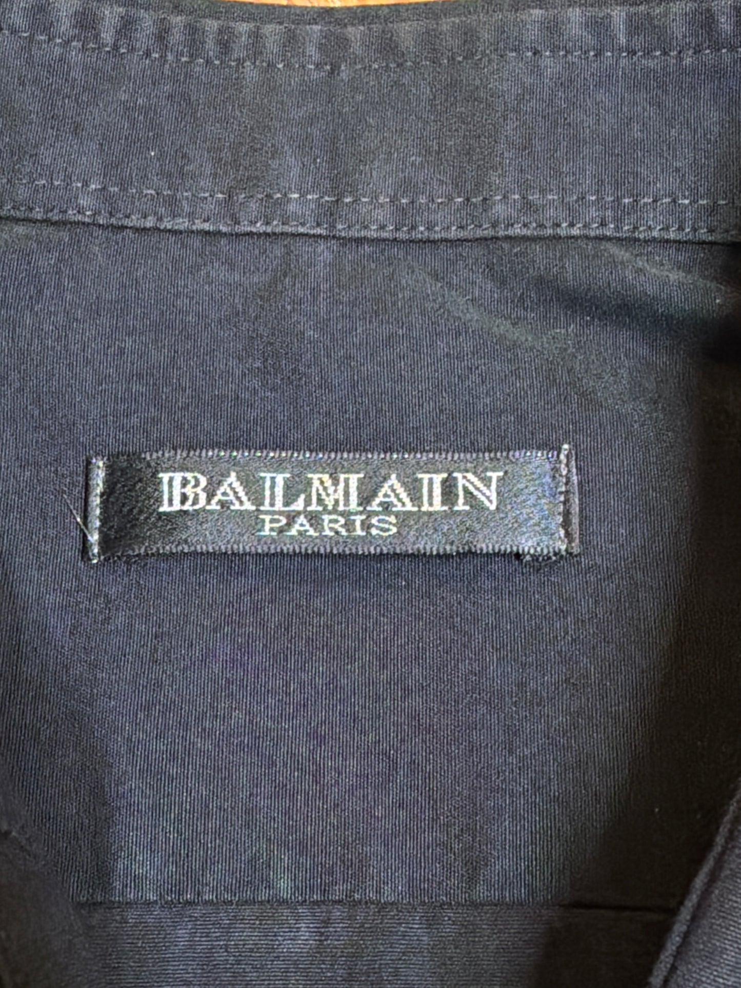 Balmain SS11 Emblem Pin Shirt