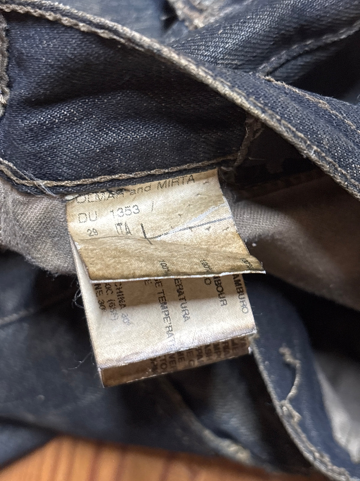 Rick Owens AW08 Stag Clawmark Denim