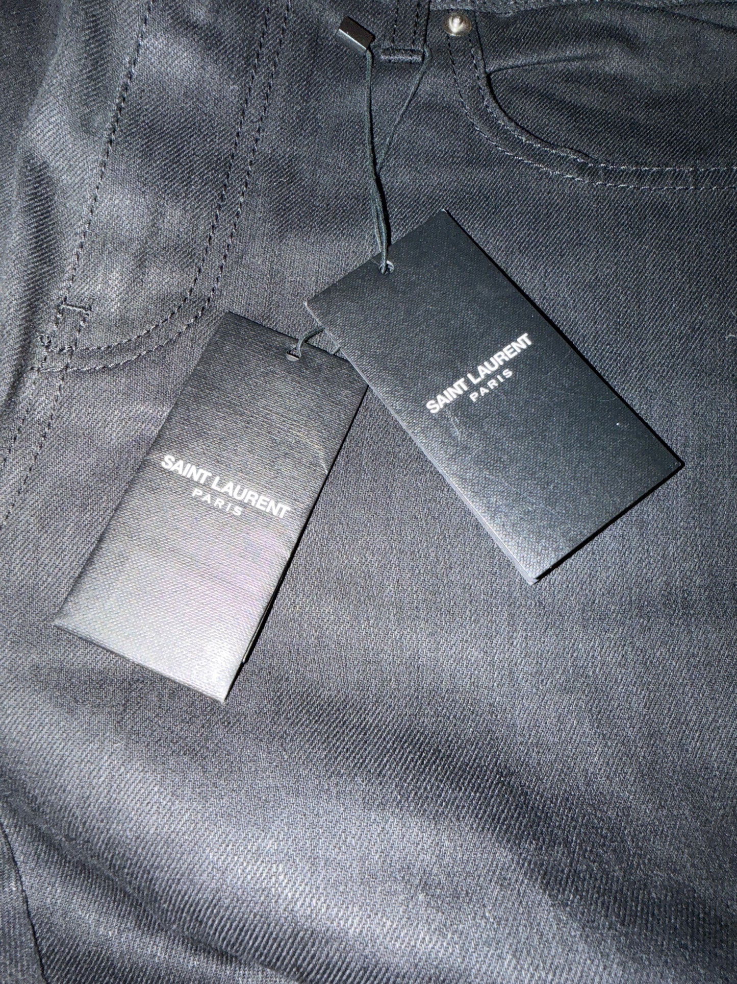 Saint Laurent AW16 D04 Biker Denim