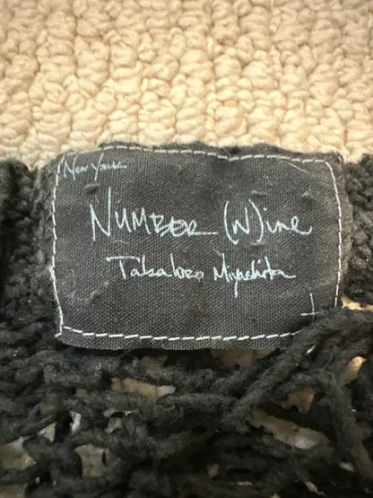 Number (N)ine SSAW2003 Touch Me I’m Sick Distressed Knit