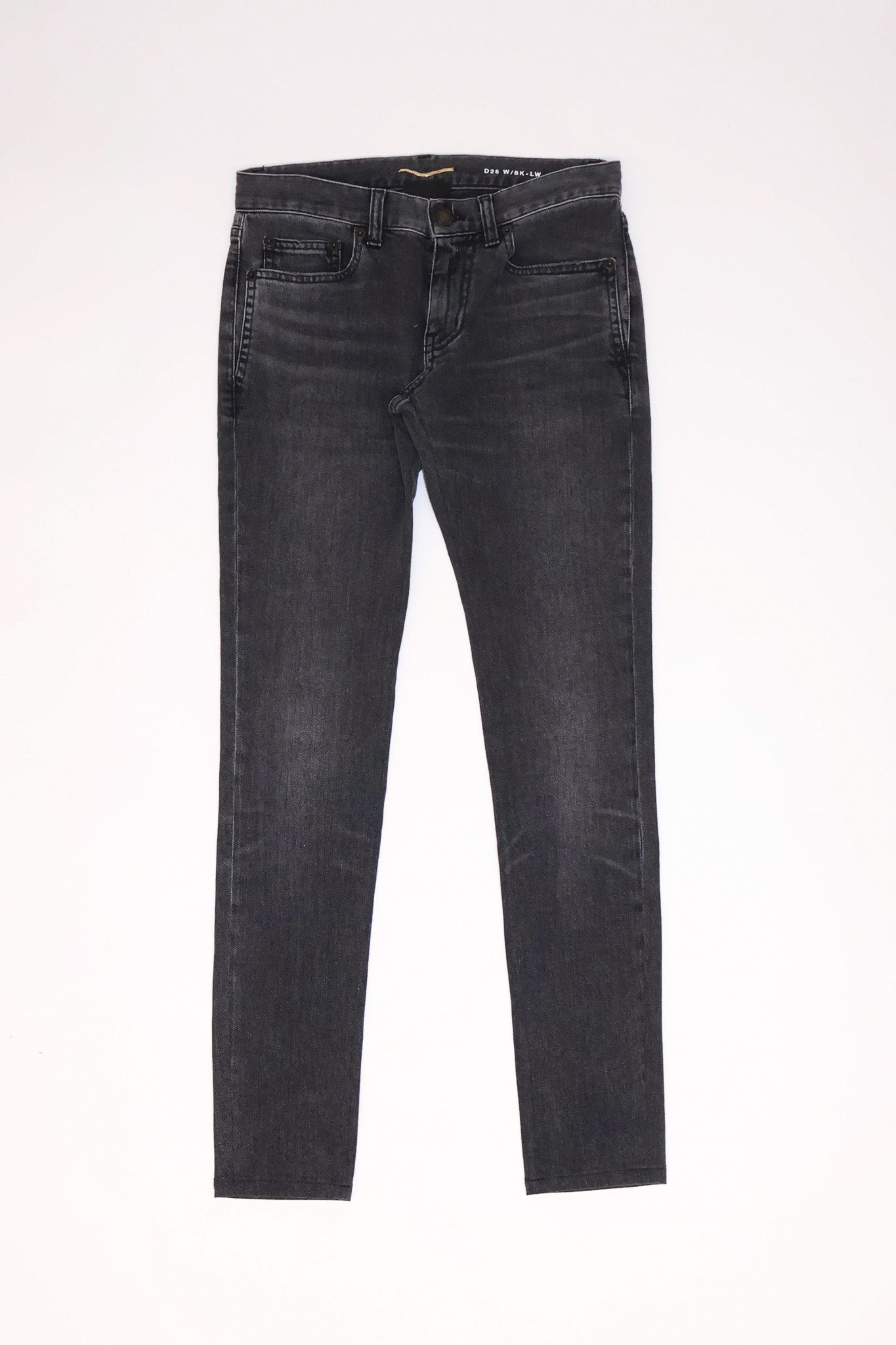 Saint Laurent Paris D26 Womens Skinny Low Waist