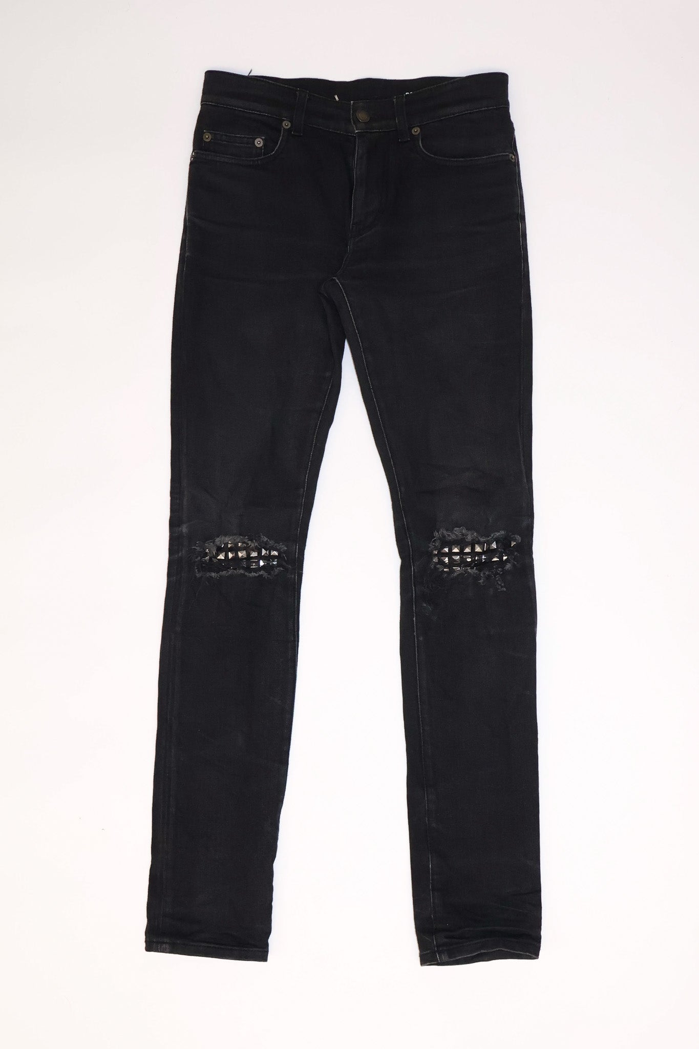 Saint Laurent SS16 Studded Knee Jeans