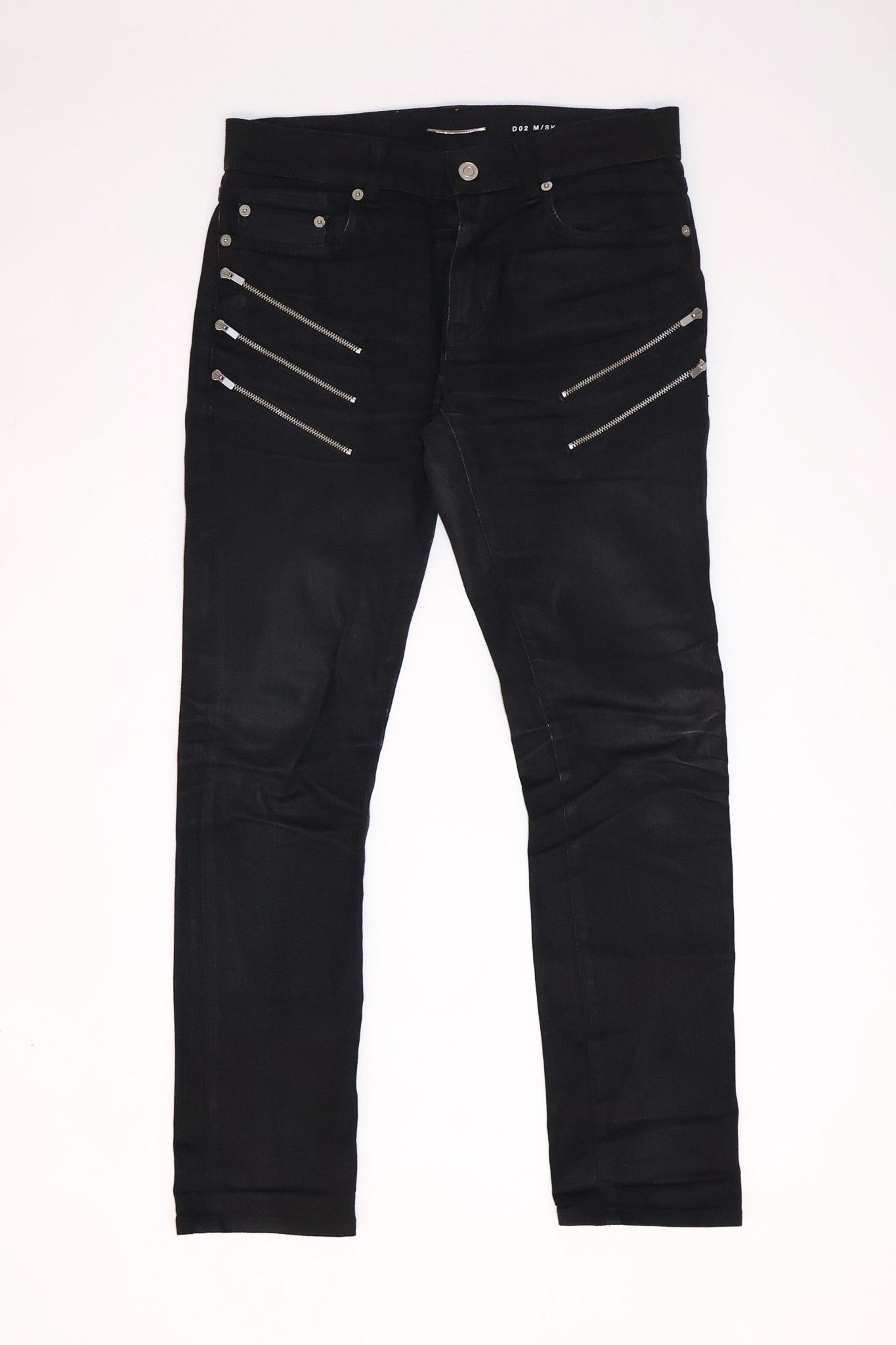 Saint Laurent AW15 Multi Zipper Jeans