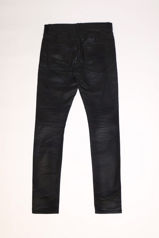 Saint Laurent Paris AW15 Wax Coated D02 Skinny Denim