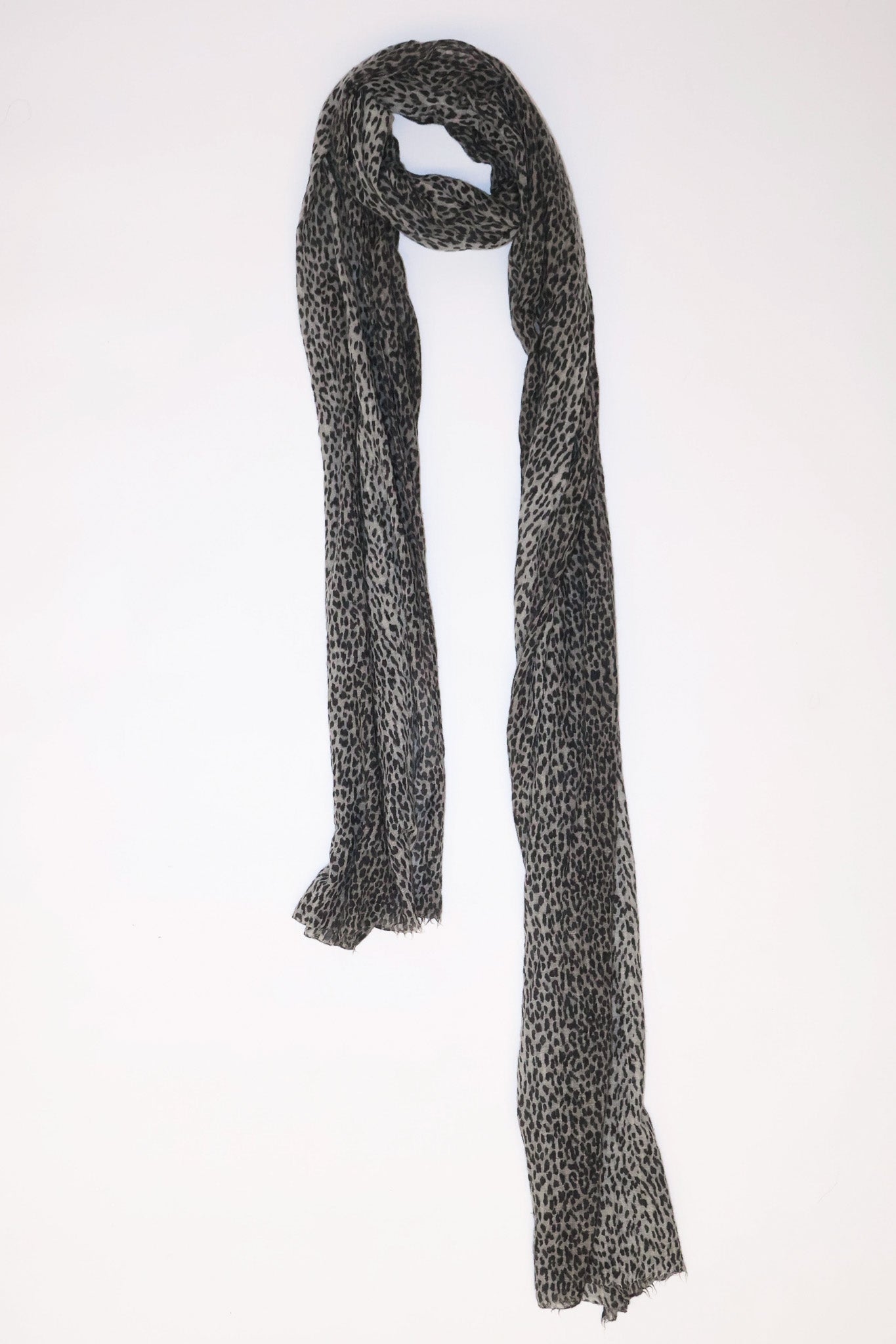 Saint Laurent AW13 Runway Cashmere Silk Babycat Scarf