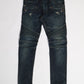 Balmain Decarnin Era Biker Denim