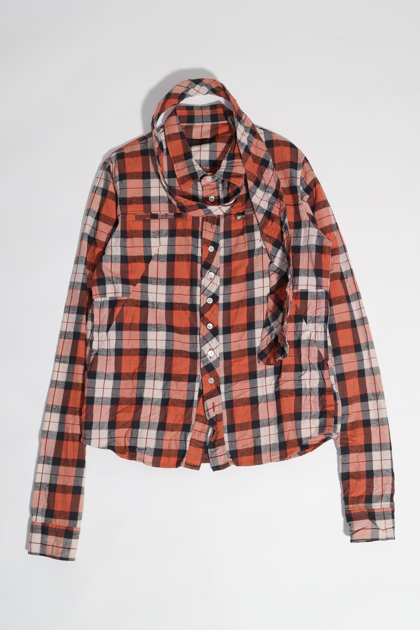 Undercover AW06 Guru Guru Scarf Flannel Shirt
