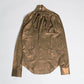 Dior Homme AW05 Gold Silk Pussybow Shirt