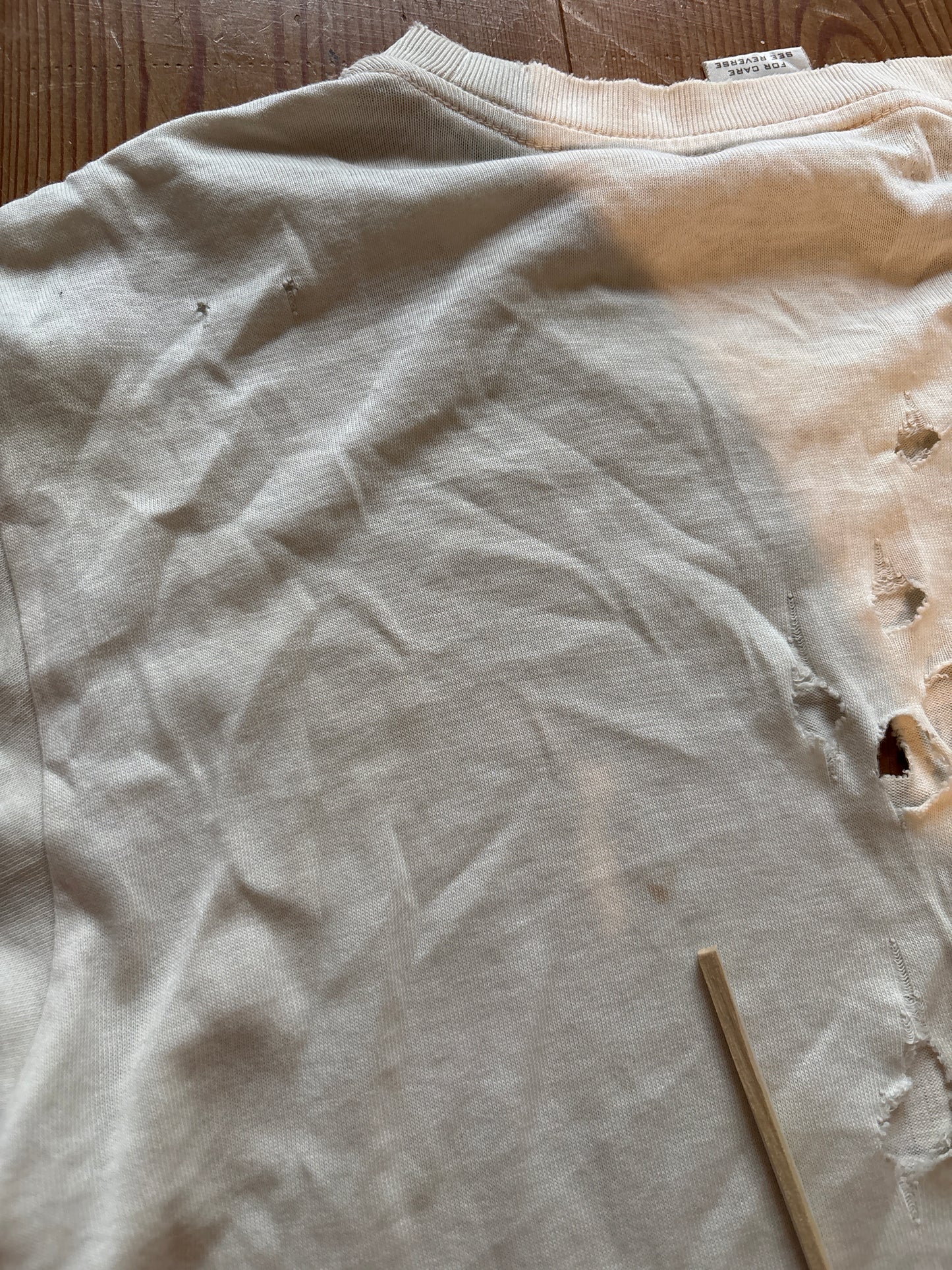 Number (N)ine SS01 Montreal Distressed Tee