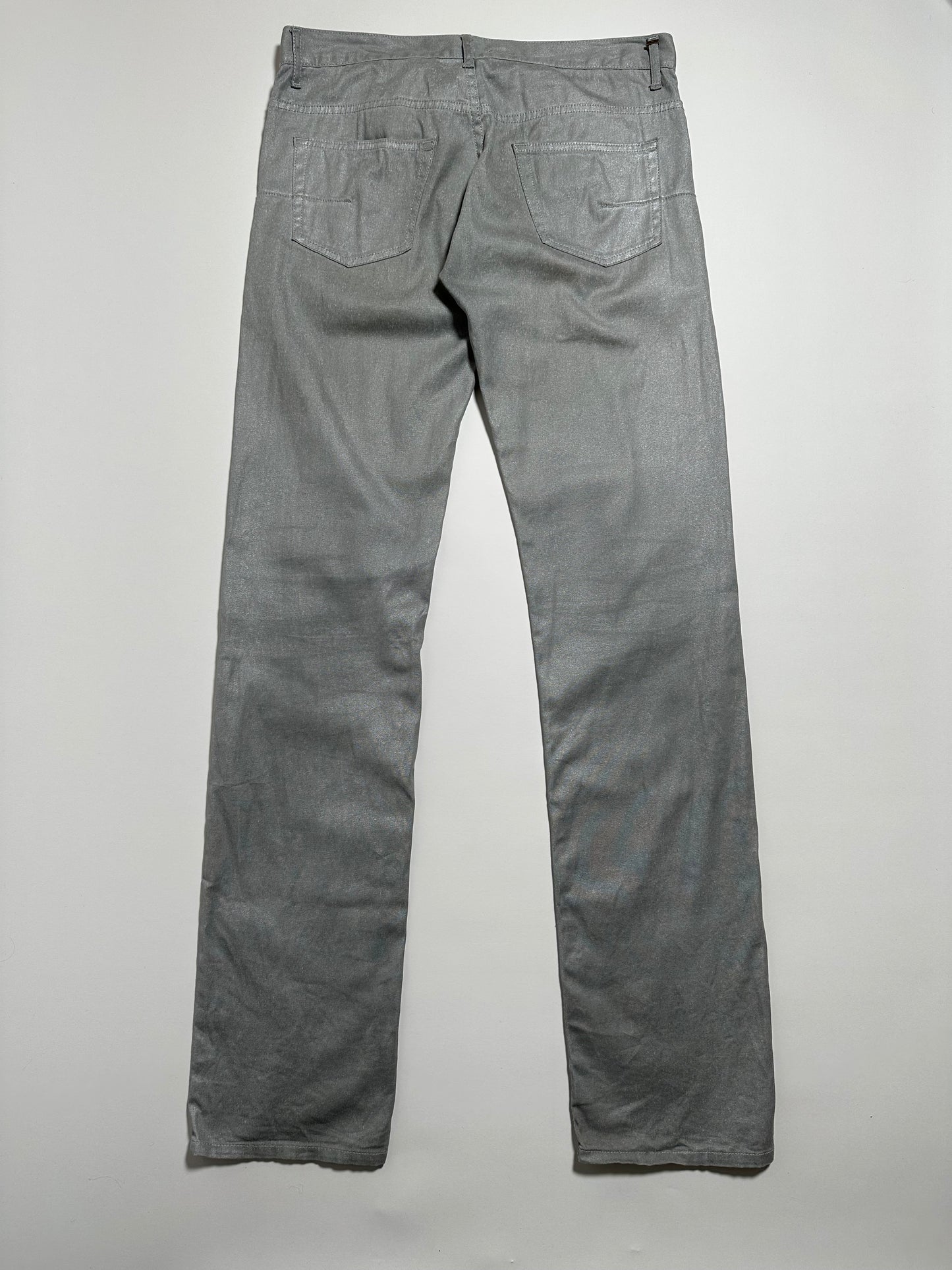 Dior Homme SS06 Silver Glitter Pants