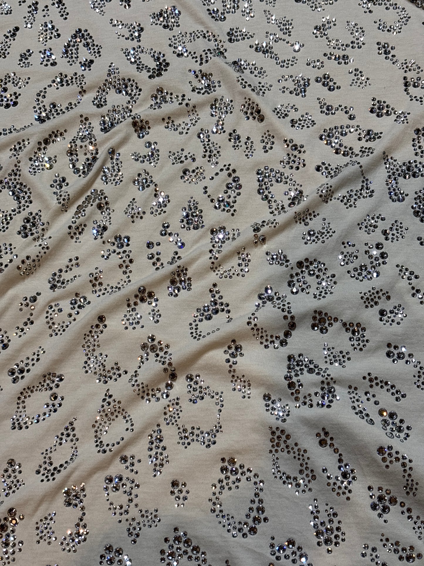 Balmain SS10 Crystal Studded Cheetah Print Shirt