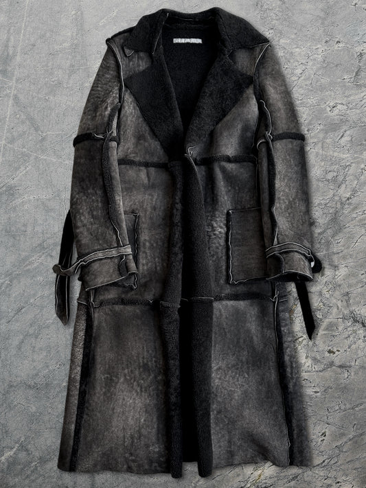 Number (N)ine AW01 Mouton Sheepskin Long Coat