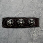 Chrome Hearts Stud Leather Bracelet