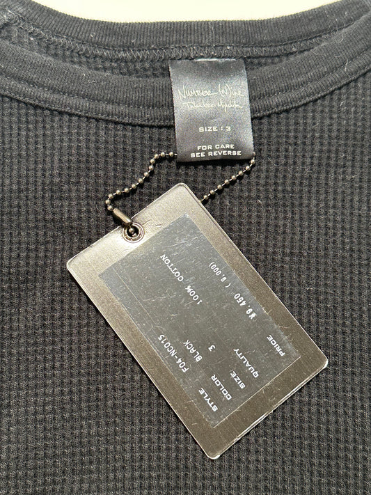 Number (N)ine FW04 Black Thermal Shirt