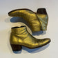 Dior Homme AW05 Gold 6.5 Cuban Heel