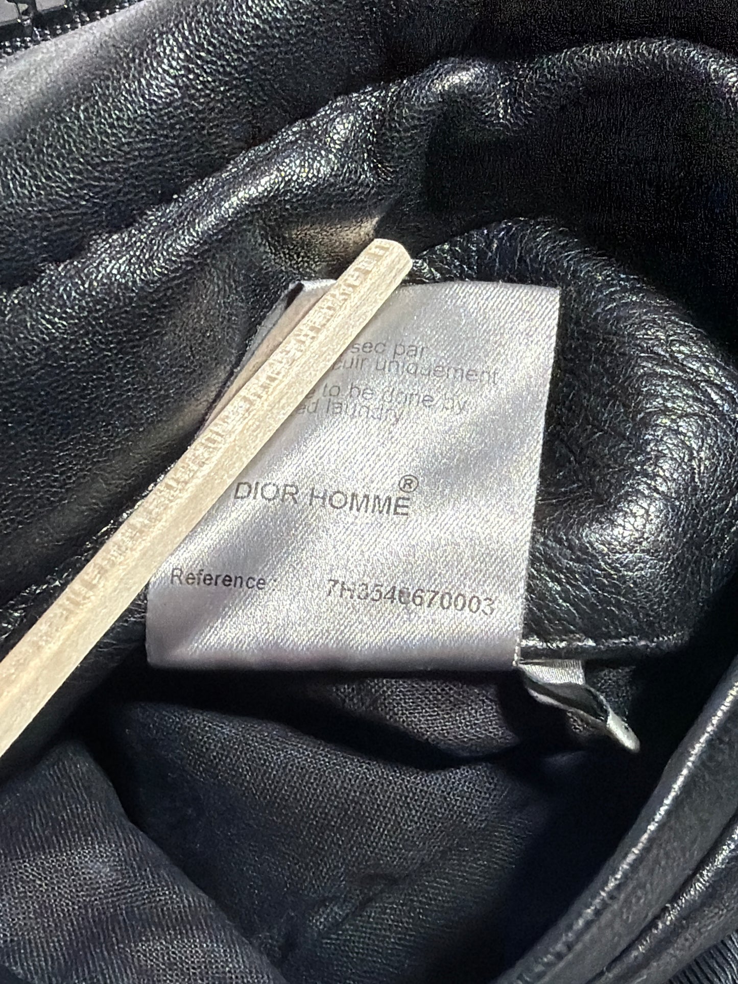 Dior Homme AW07 Leather Jacket