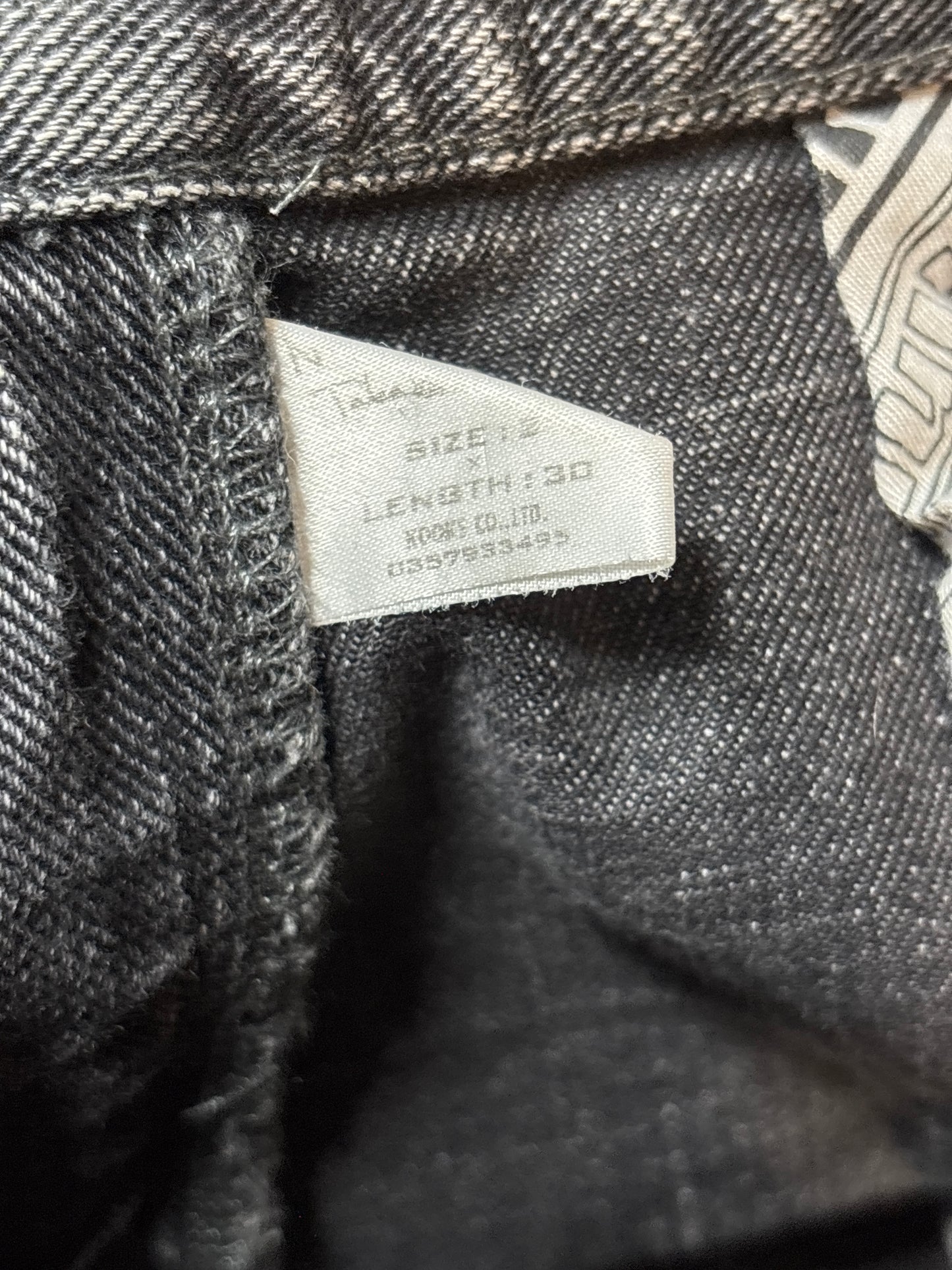 Number (N)ine SS04 Double Pocket Crying Heart Denim