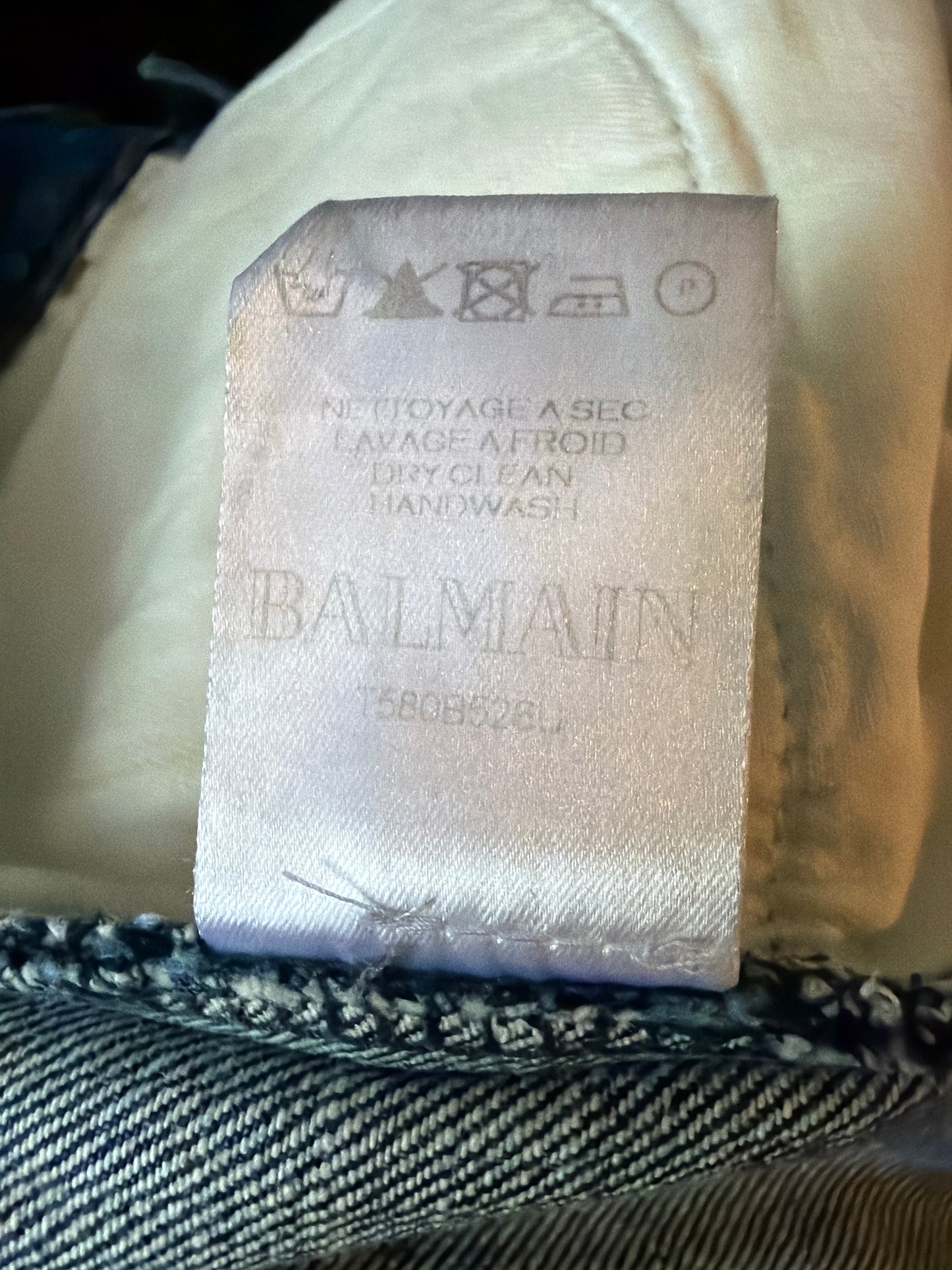 Balmain AW11 3D Denim