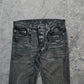 Dior Homme Black Waxed Luster Denim