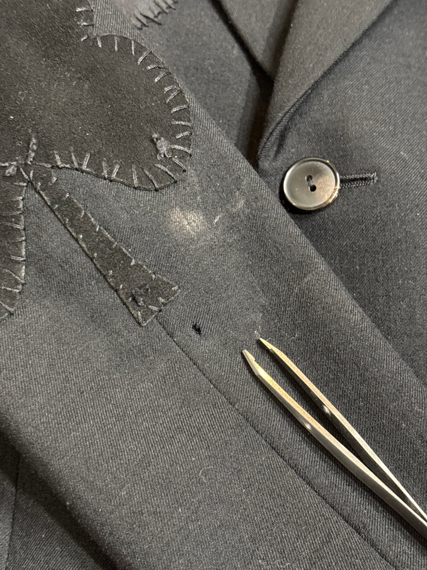 Number (N)ine AW06 Noir Elbow Patch Blazer