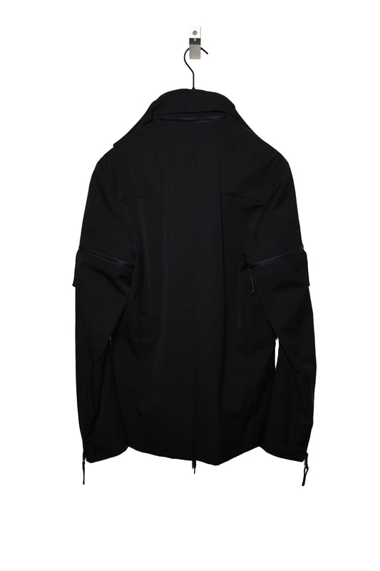Dior Homme SS04 Strip Laced Convertible Military Jacket