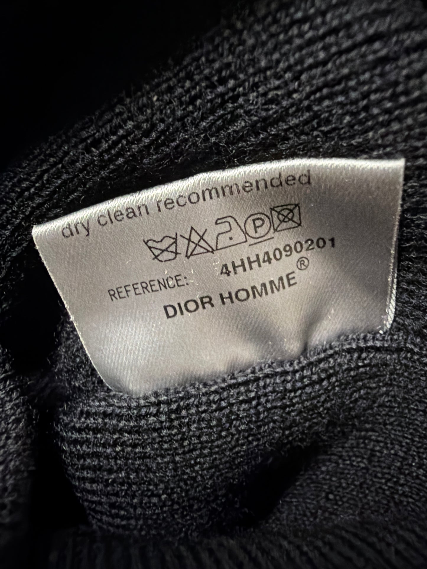 Dior Homme AW04 VOTC Bee Embroidery Beanie