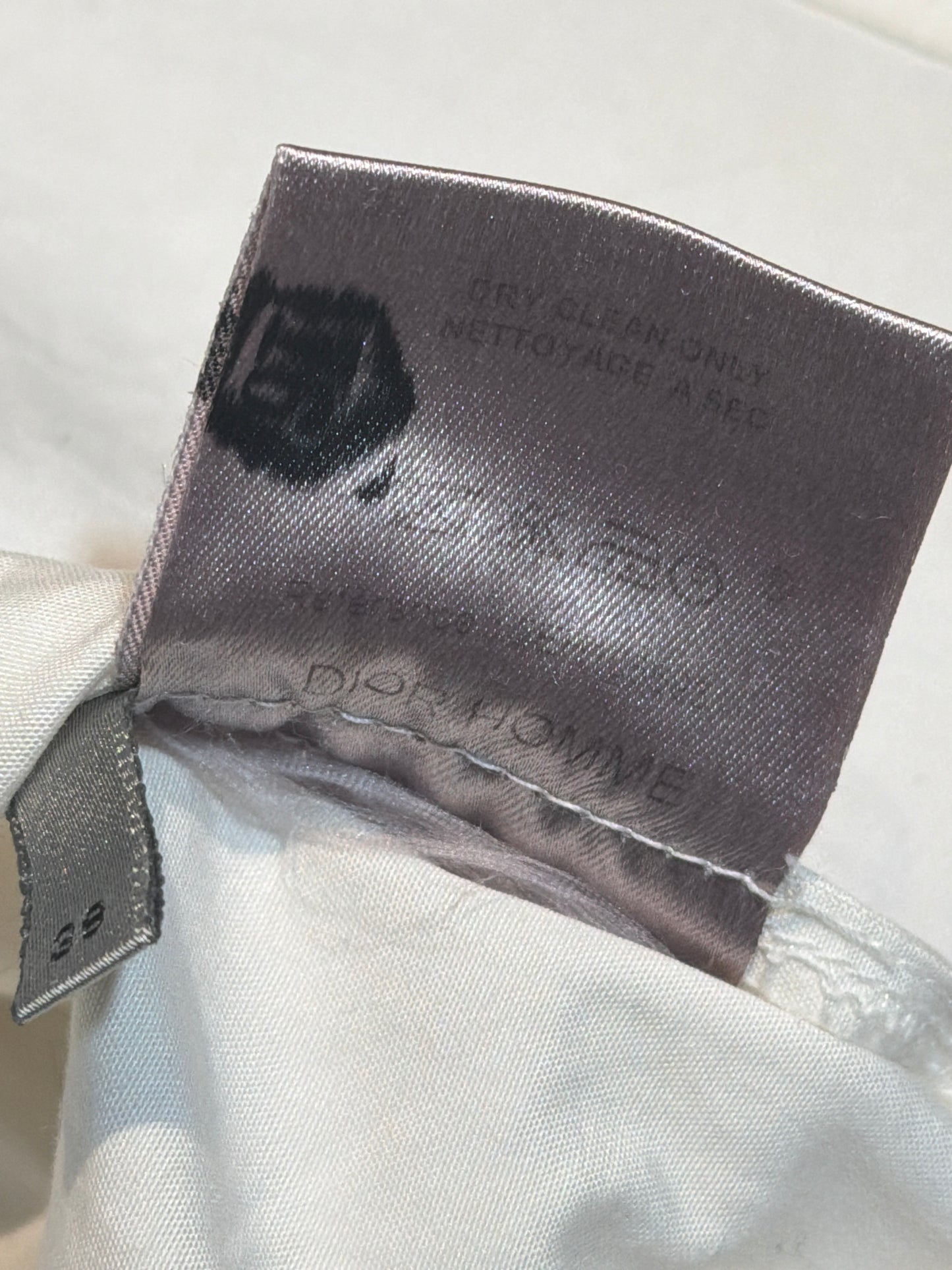 Dior Homme Runway SS02 Bloodwound Collared Shirt