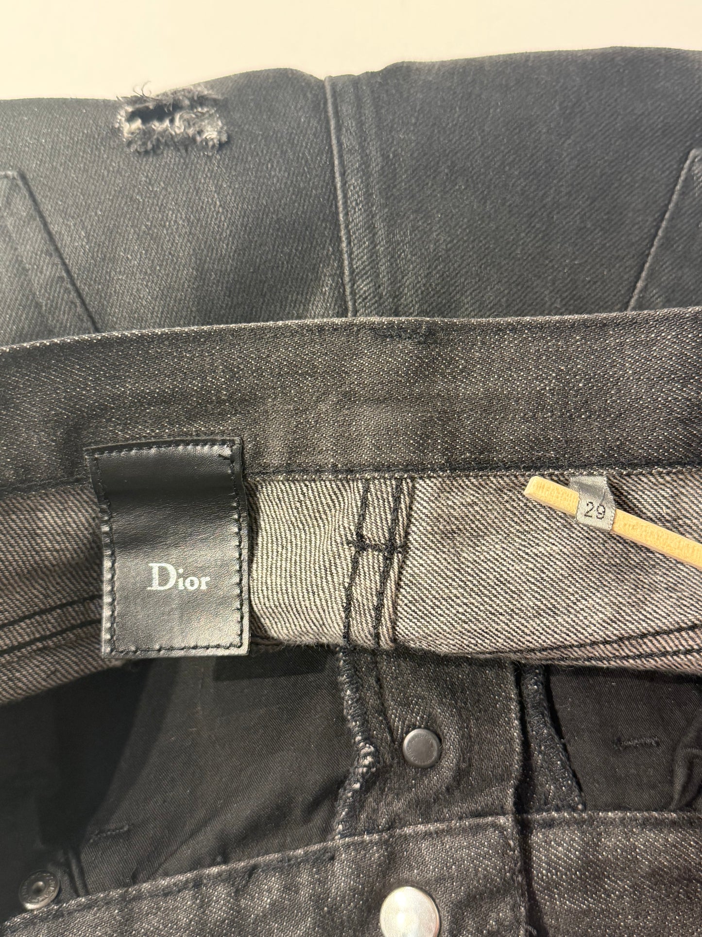 Dior Homme SS04 Strip Denim