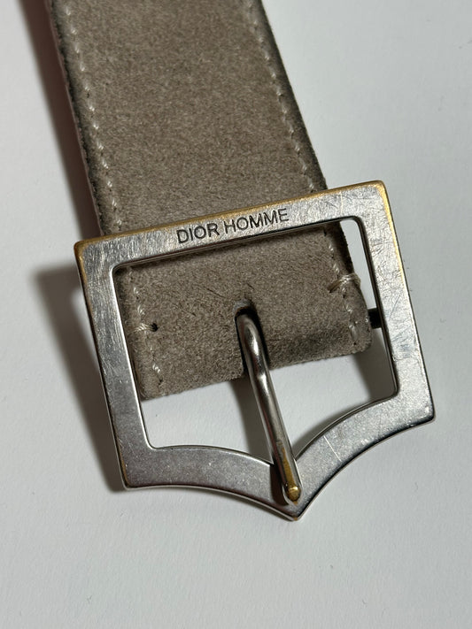 Dior Homme Suede D Point Belt
