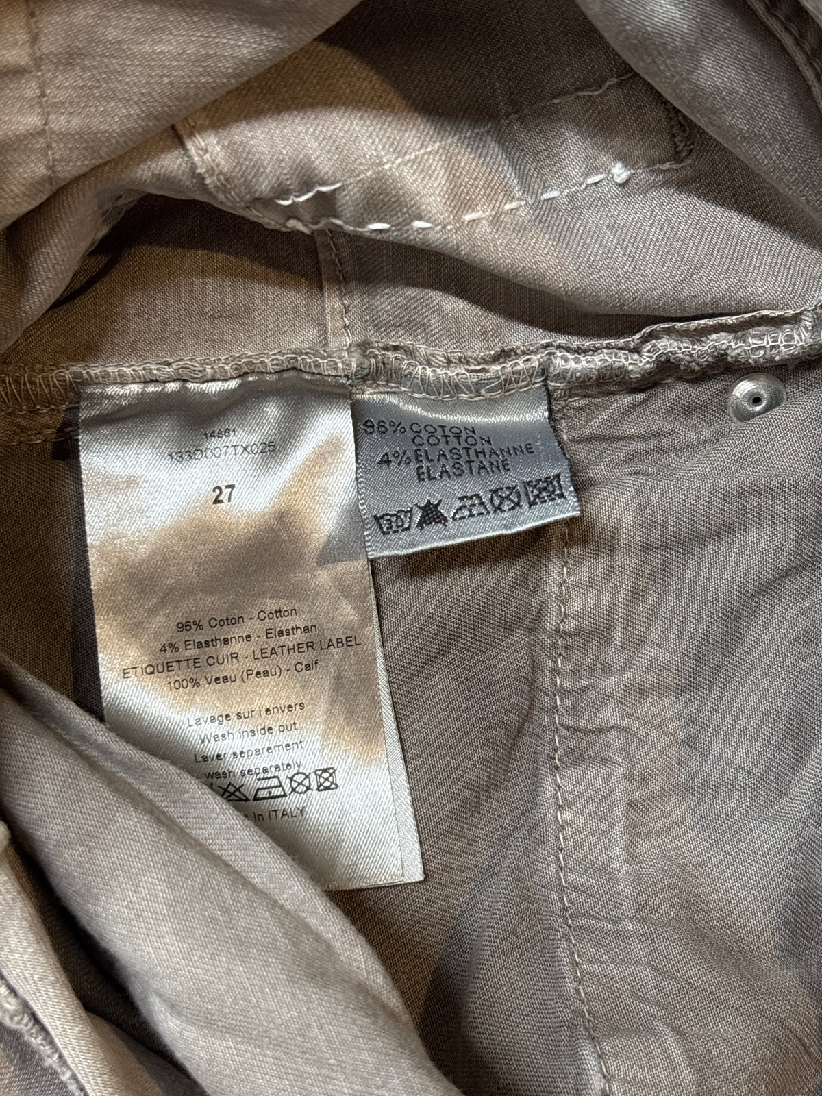 Dior Homme AW09 Dirty Marbled Jake Denim