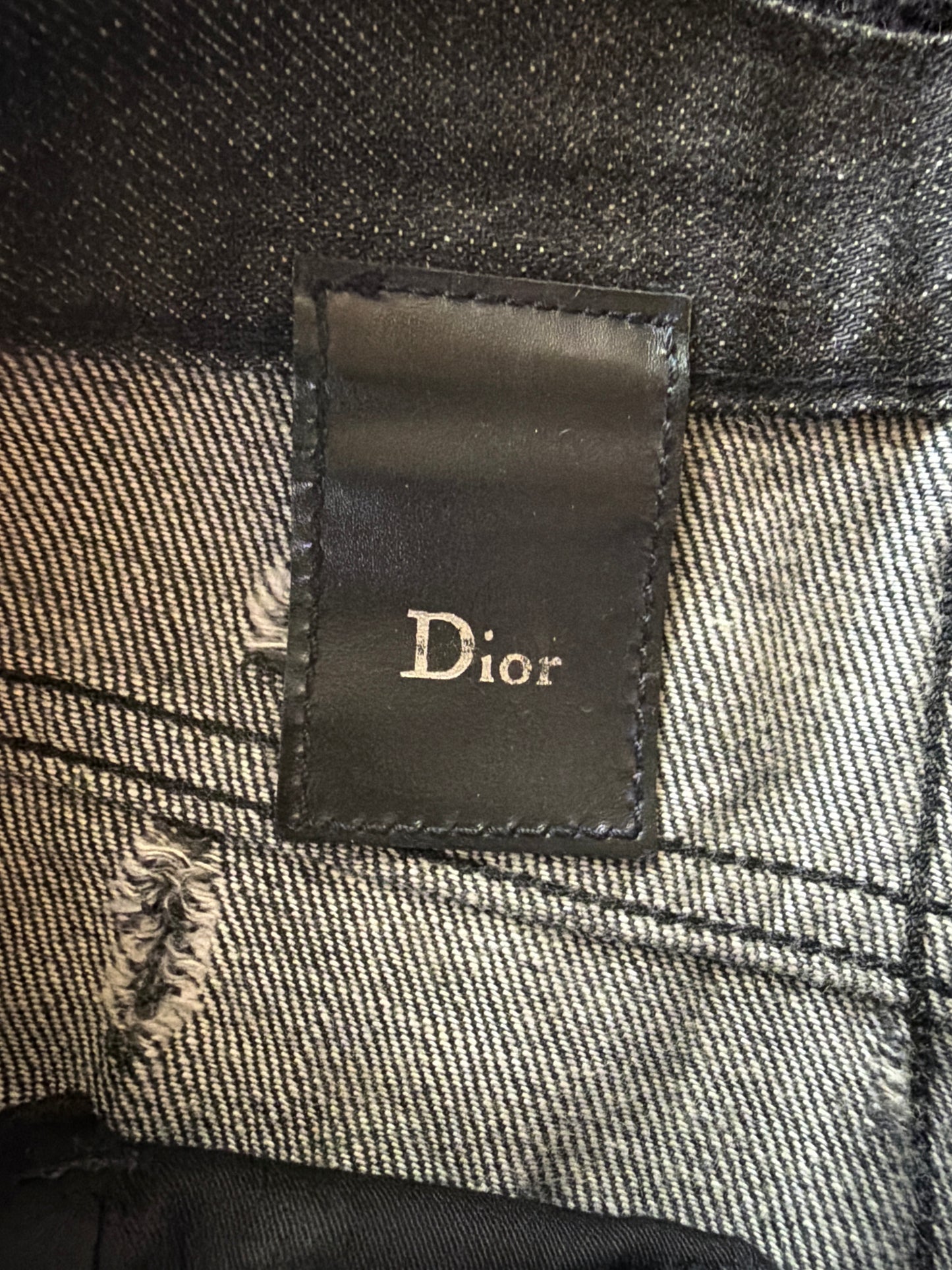 Dior Homme SS04 Strip Waxed Denim