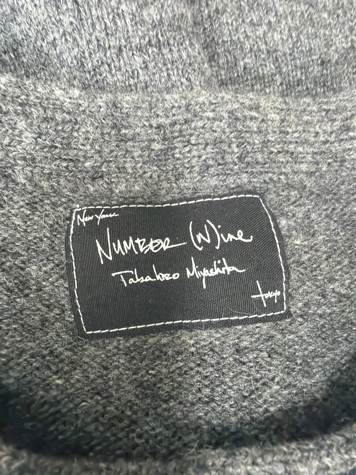 Number (N)ine AW07 Chunky Knit Sweater