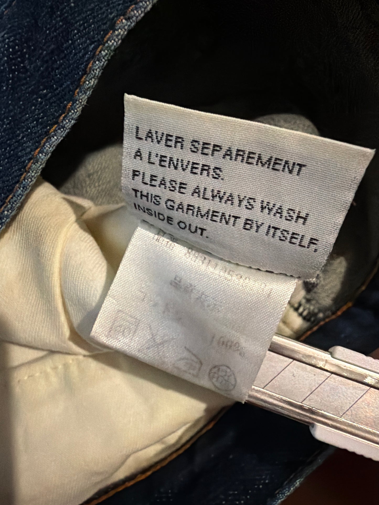 Dior Homme AW08 Raw Denim