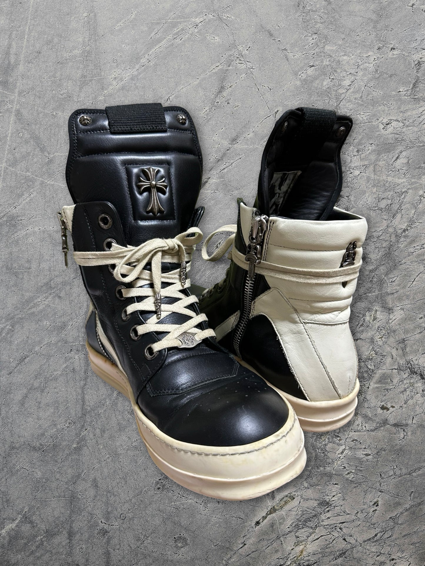 Rick Owens Chrome Hearts Geobasket