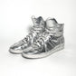 Dior Homme SS09 Silver B48 High Top Sneakers