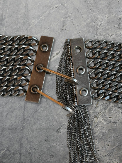 Dior Homme SS04 Strip Chainmail Belt